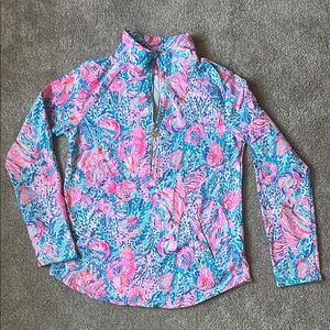 Colorful Quarter-Zip Pullover